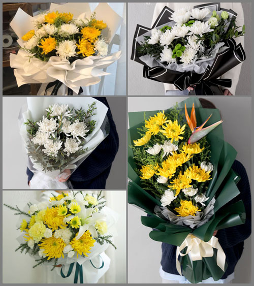 四川德阳旌阳区和新镇白事花束代送
